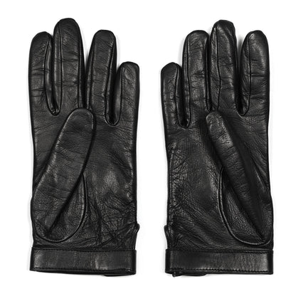 Chanel Lambskin Quilted Gloves 7 Black 2 of 6