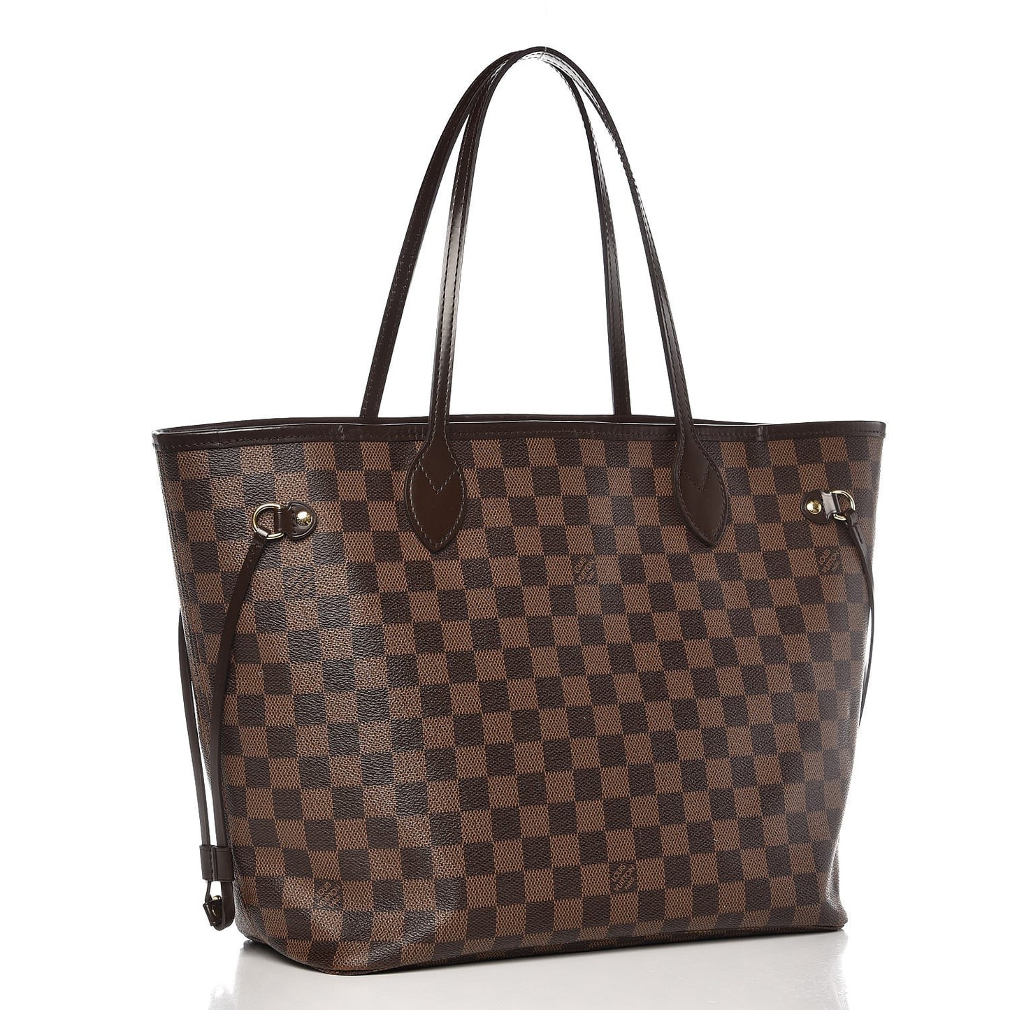 Damier Ebene Neo Neverfull MM Rose Ballerine