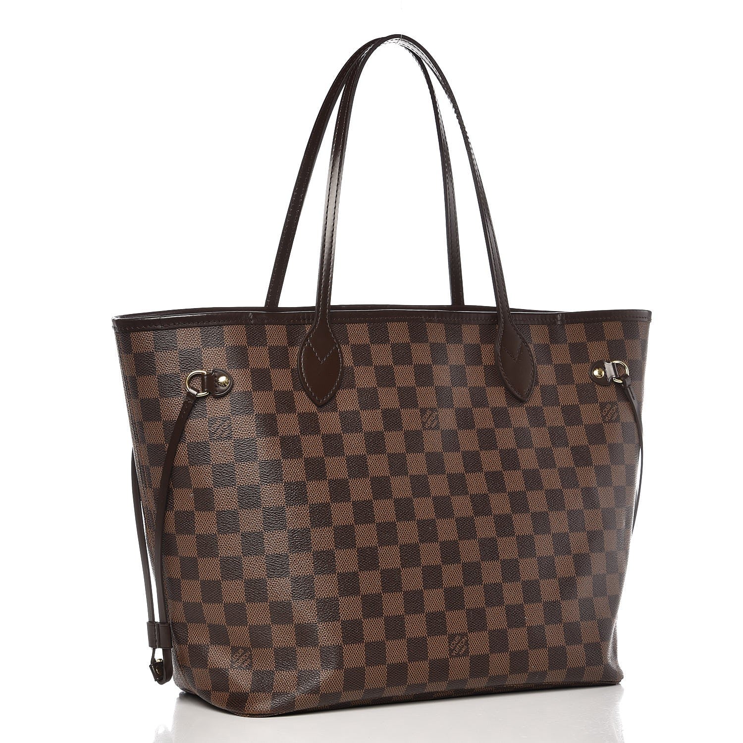 Louis Vuitton Damier Ebene Neo Neverfull MM Rose Ballerine 4 of 20