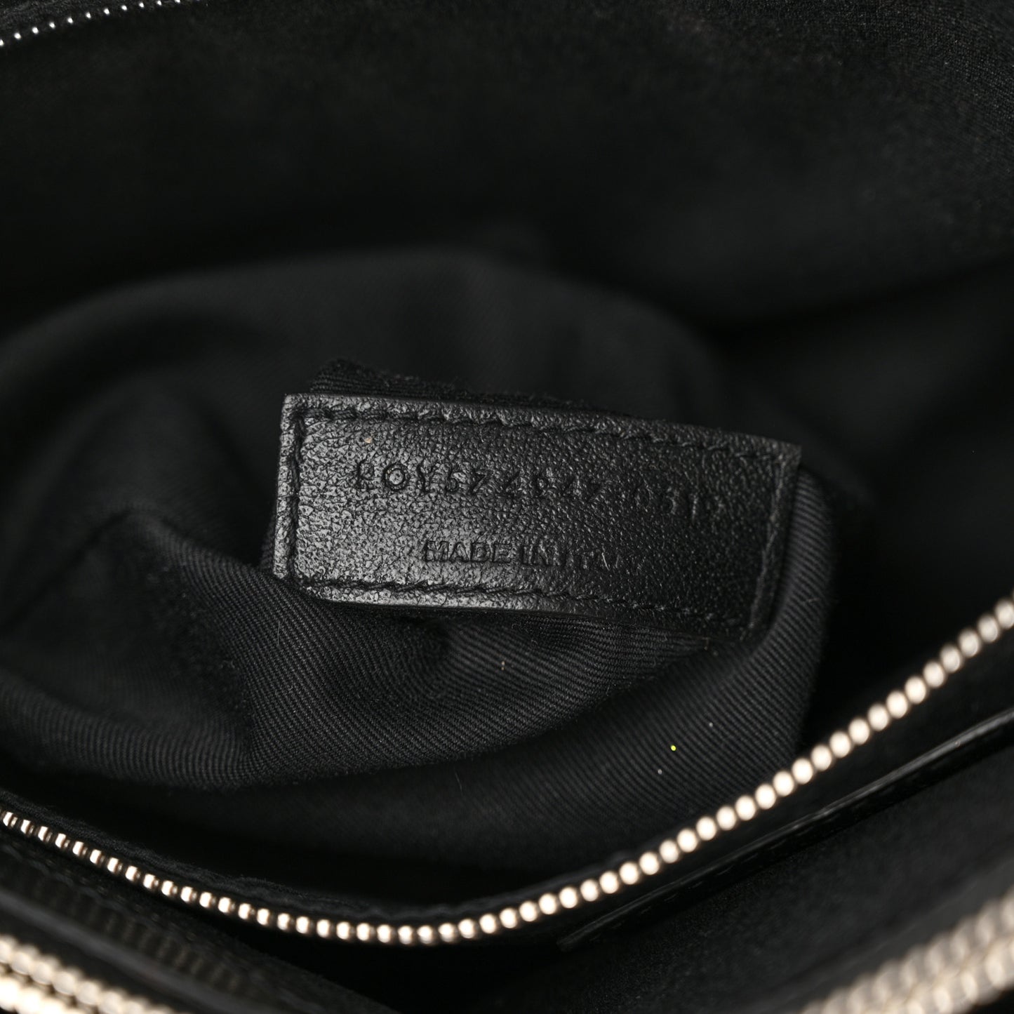Calfskin Y Quilted Monogram Large Loulou Chain Satchel Black