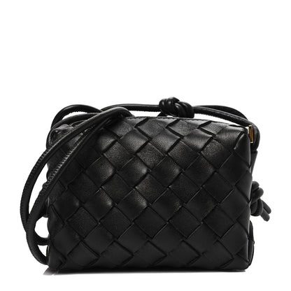 Bottega Veneta Nappa Intrecciato Candy Loop Camera Bag Black 1 of 7