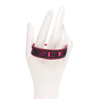 Christian Dior Woven Cotton J'Adior Friendship Bracelet Pink Multicolor 2 of 3