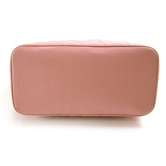Chanel Caviar Medallion CC Tote Pink 5 of 10