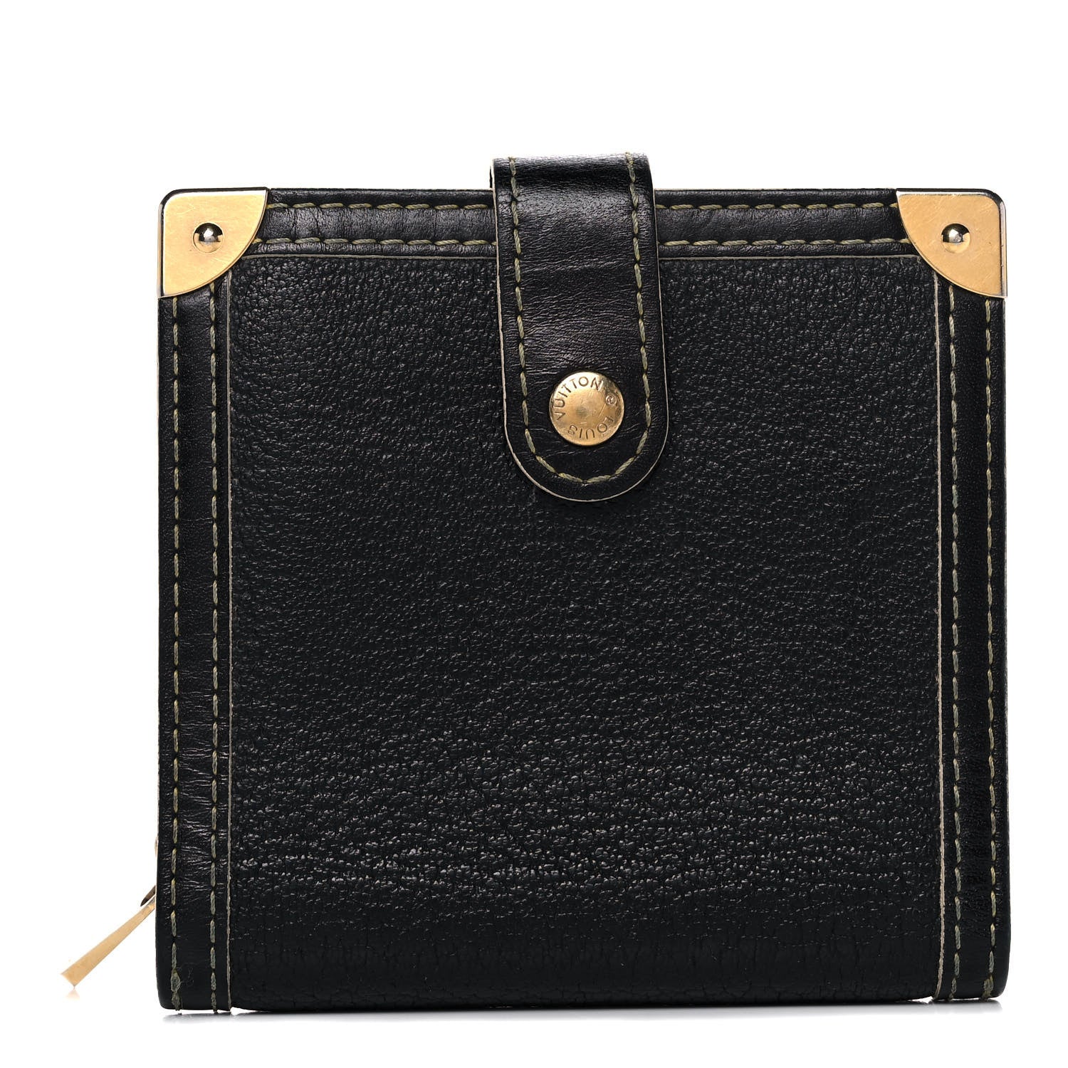 Louis Vuitton Suhali Compact Zipped Wallet Black 1 of 14