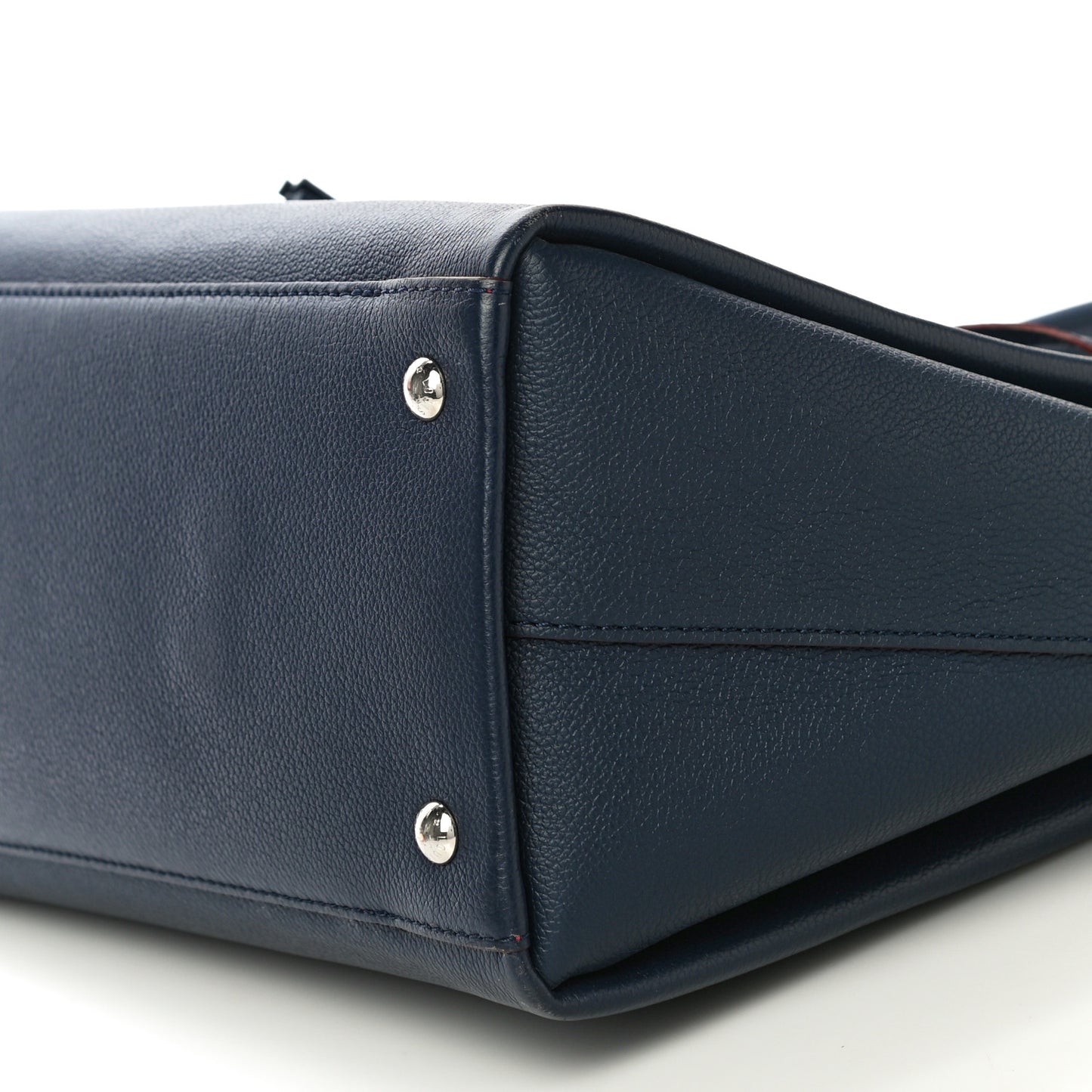 Calfskin Lockmeto Marine Rouge