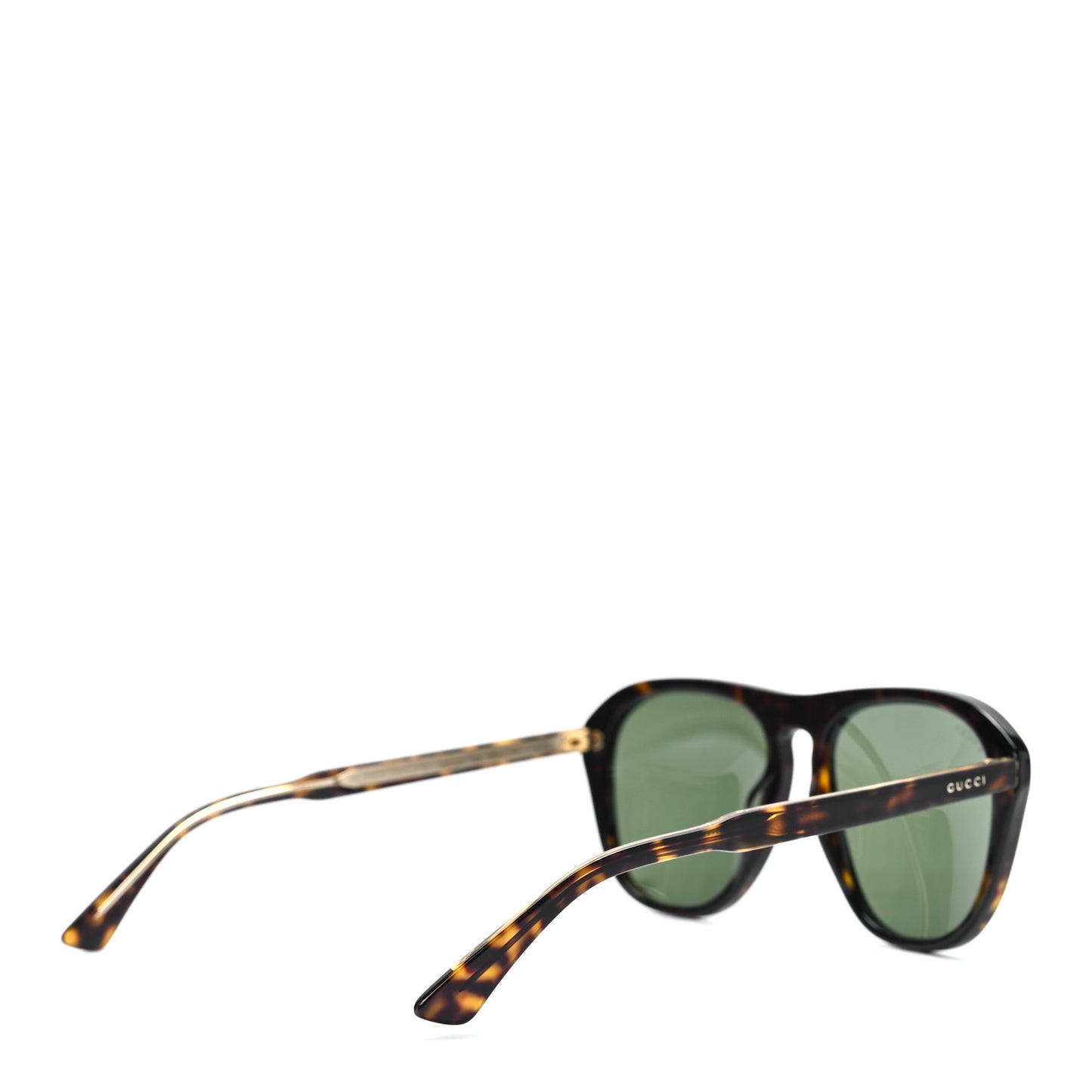Acetate Aviator Sunglasses GG0128S Tortoise