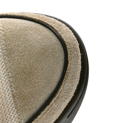 Chanel Fabric Suede Calfskin CC Sneakers 37 Ivory Black 9 of 11