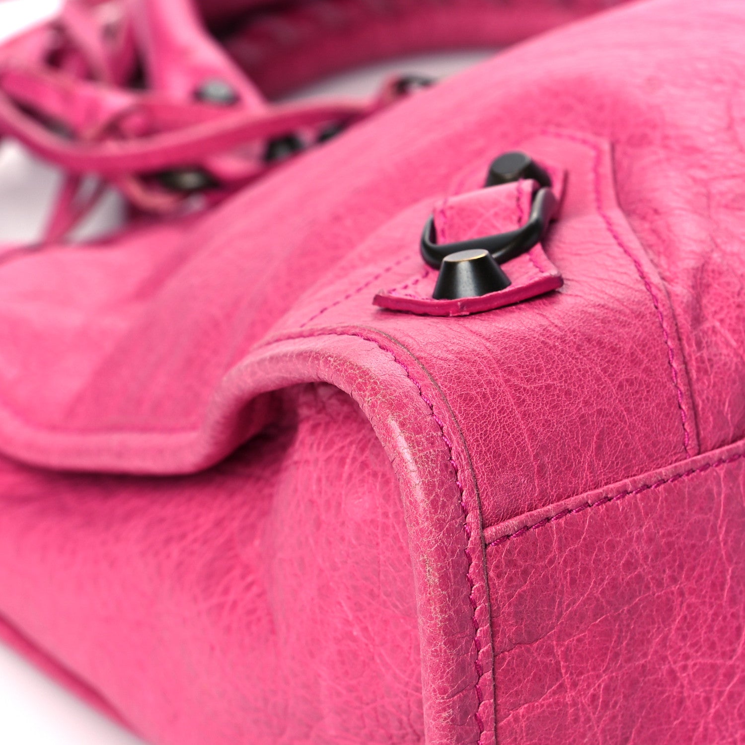 Balenciaga Agneau Classic Hardware City Cyclamen Fucsia 9 of 17