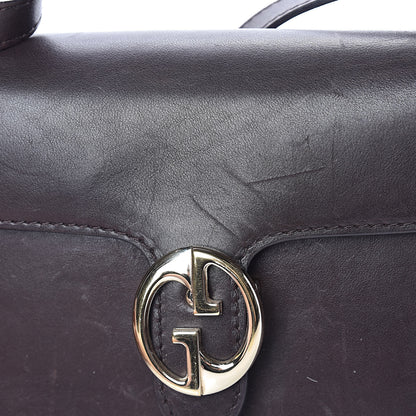 Gucci Calfskin Medium 1973 Shoulder Flap Bag Dark Brown 17 of 23