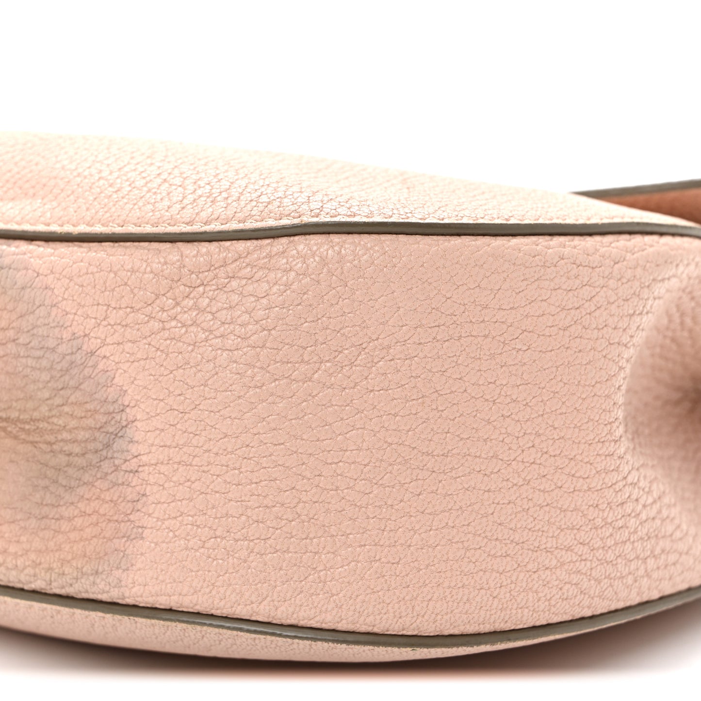 Grained Lambskin Drew Shoulder Bag Cement Pink Cement Pink