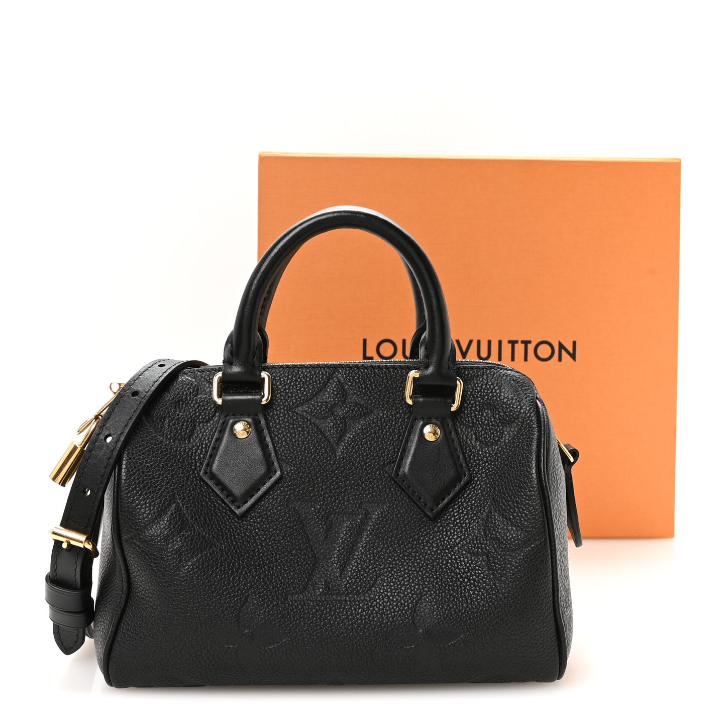Empreinte Monogram Giant Speedy Bandouliere 20 Black