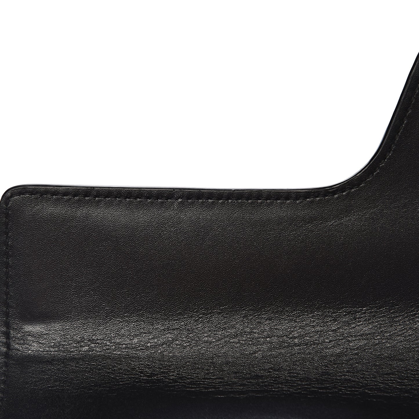 Satinated Calfskin Medium 16 Top Handle Bag Black