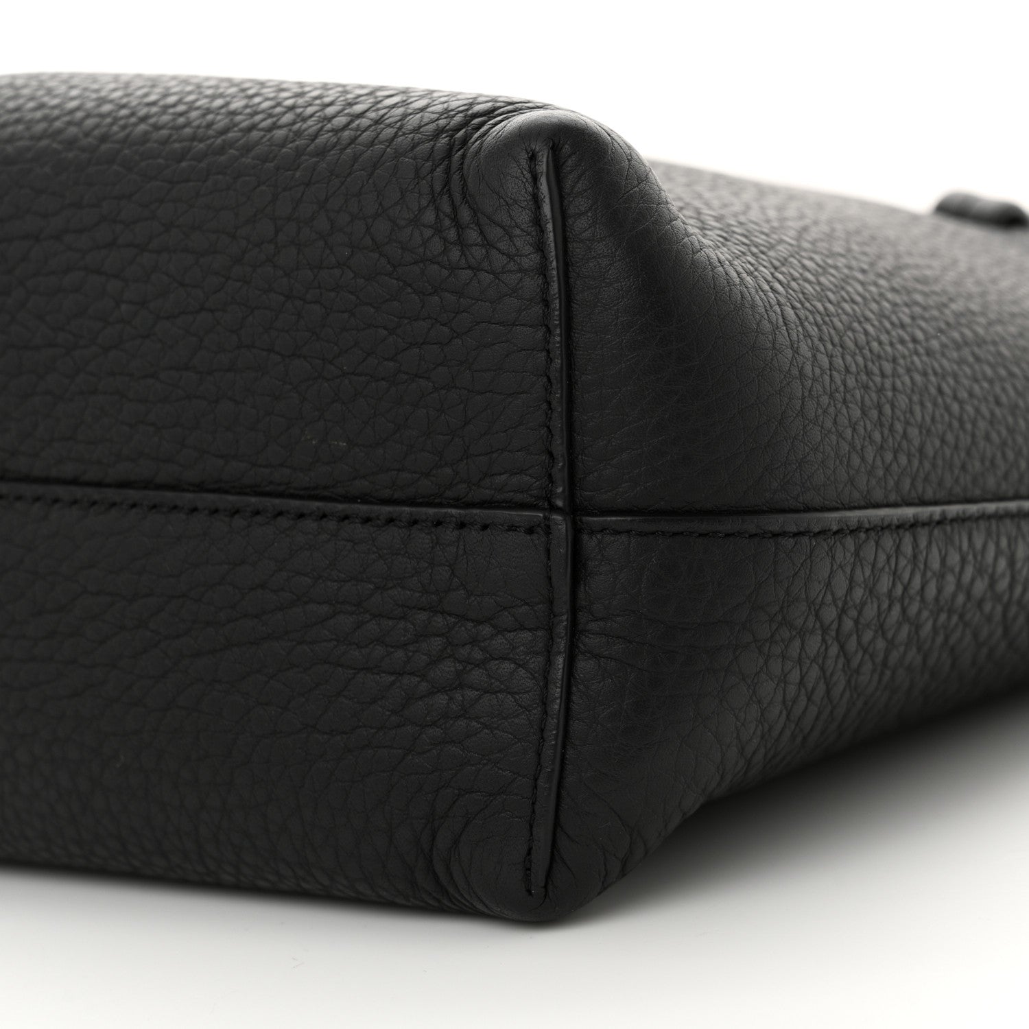 The Row Grained Calfskin Small Park Tote Black 10 of 10