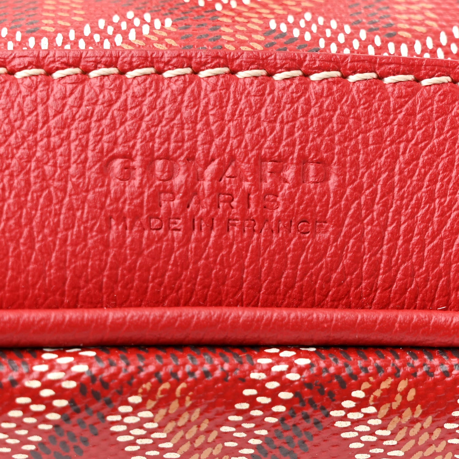 Goyard Goyardine Petit Flot Bucket Bag PM Red 6 of 10