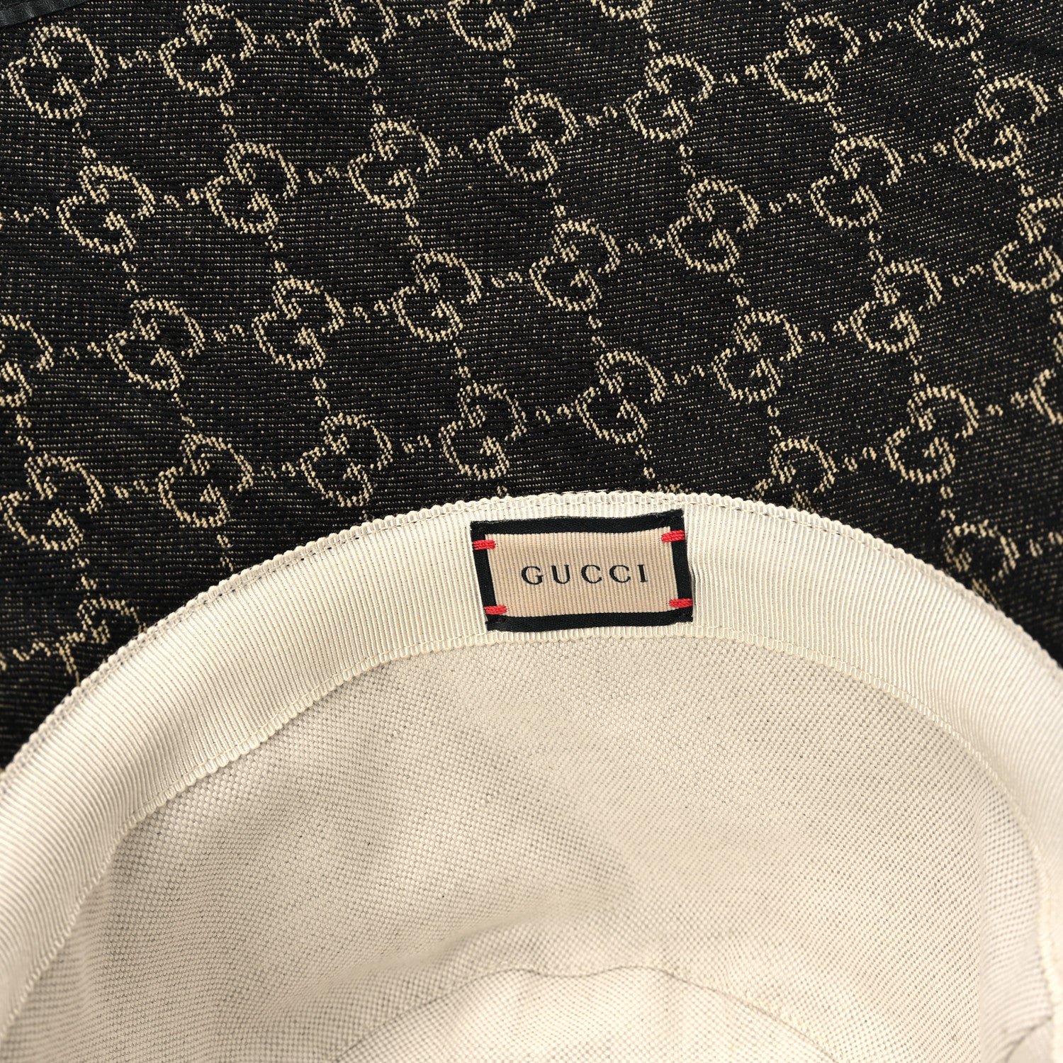 Gucci Monogram Wide Brim Hat M Black 8 of 9