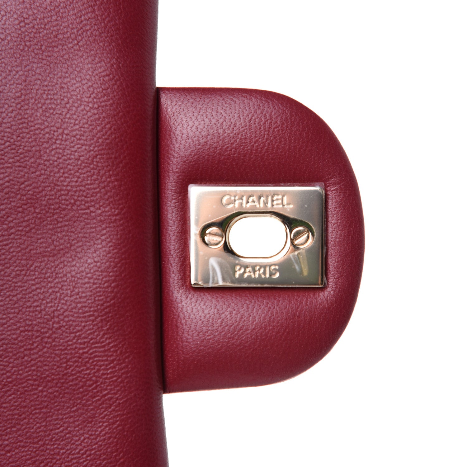 Chanel Lambskin Quilted Mini Rectangular Flap Burgundy 7 of 12