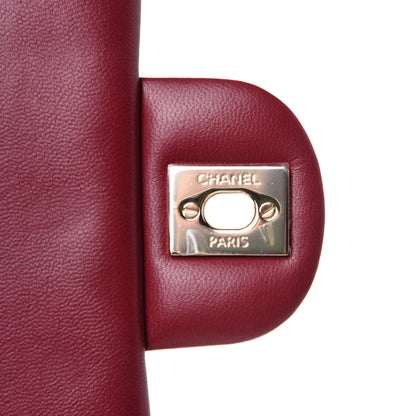 Chanel Lambskin Quilted Mini Rectangular Flap Burgundy 7 of 12