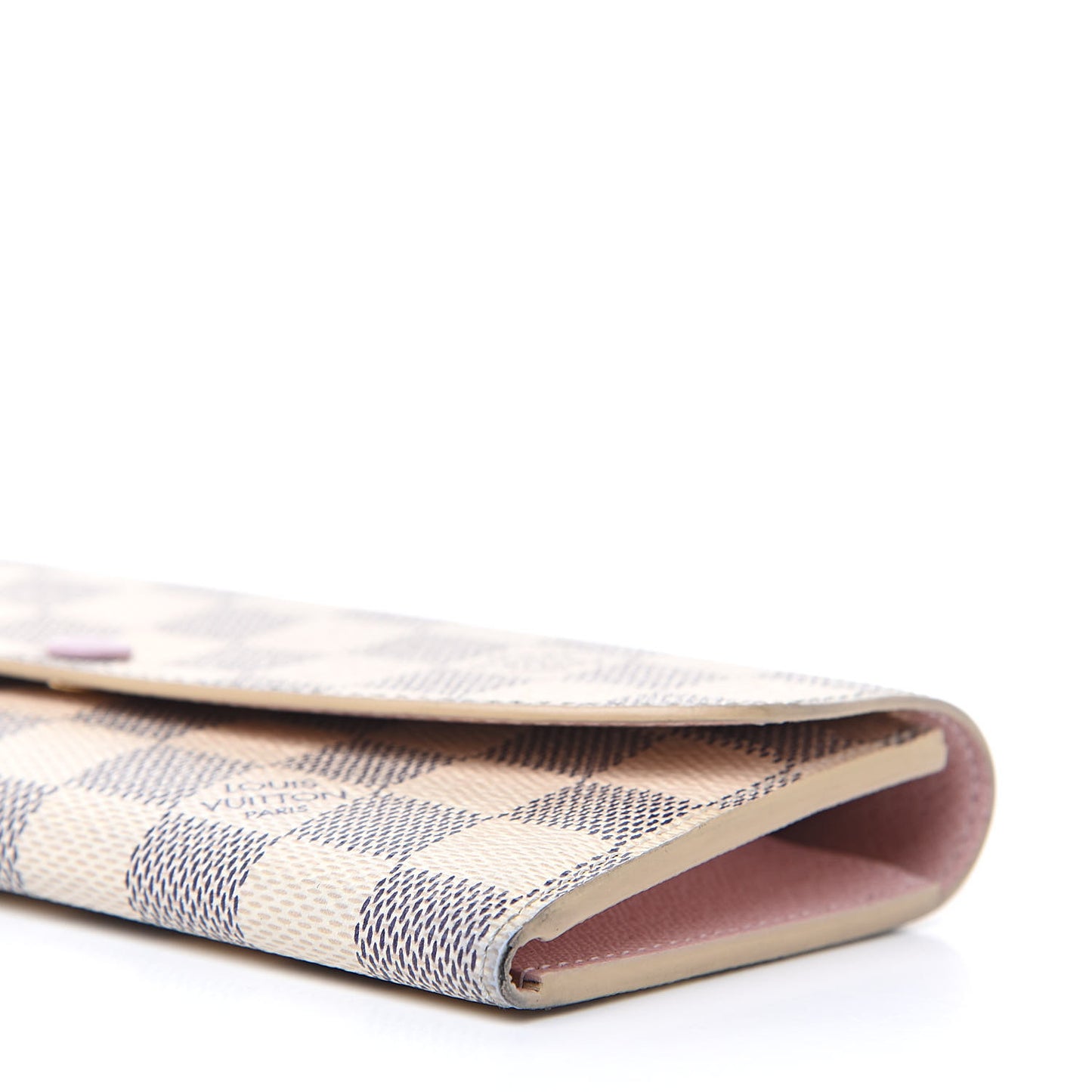 Damier Azur Emilie Wallet Rose Ballerine