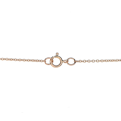 Tiffany 18K Yellow Gold Crossover Heart Pendant Necklace 6 of 6