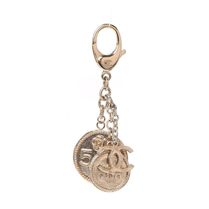 Chanel Coin CC Bag Charm Gold 1 of 4