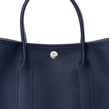 Hermes Epsom Garden Party 30 TPM Bleu Indigo 8 of 12