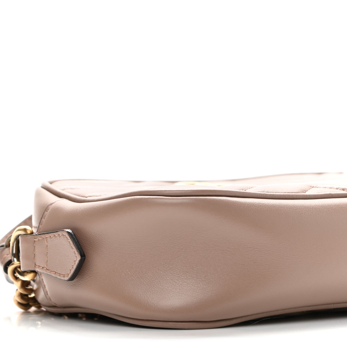 Calfskin Matelasse Mini GG Marmont Chain Shoulder Bag Porcelain Rose