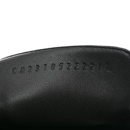 Hermes Canvas Calfskin Groupie Mules 36 Prunoir Black 8 of 9