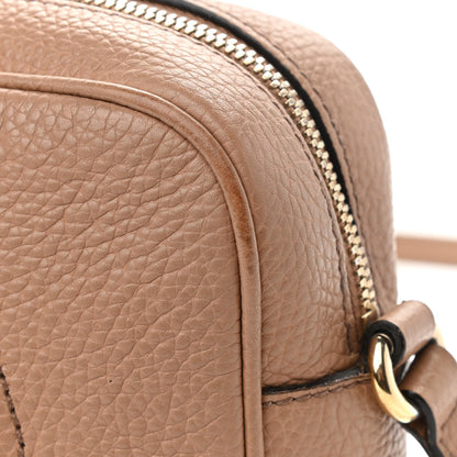 Gucci Pebbled Calfskin Small Soho Disco Bag Camelia 13 of 16