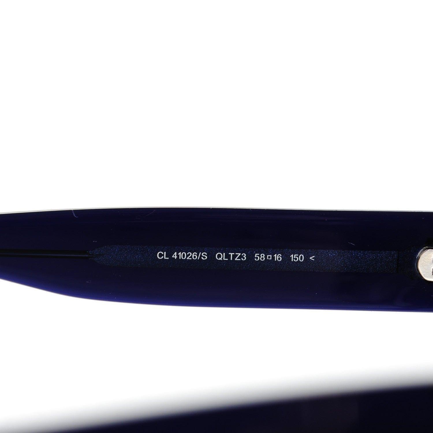 Celine Acetate Shadow Sunglasses CL 41026/S Tortoise Havana Blue 5 of 6