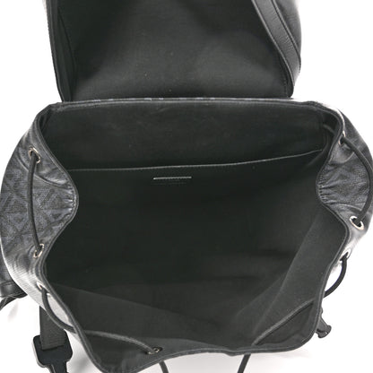 Christian Dior Canvas CD Diamond Hit The Road Backpack Black 5 of 10