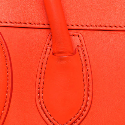 Celine Smooth Calfskin Mini Luggage Orange 21 of 26