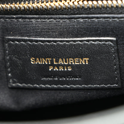 Saint Laurent Lambskin Quilted Mini Becky Chain Bag Vert Fonce 6 of 21