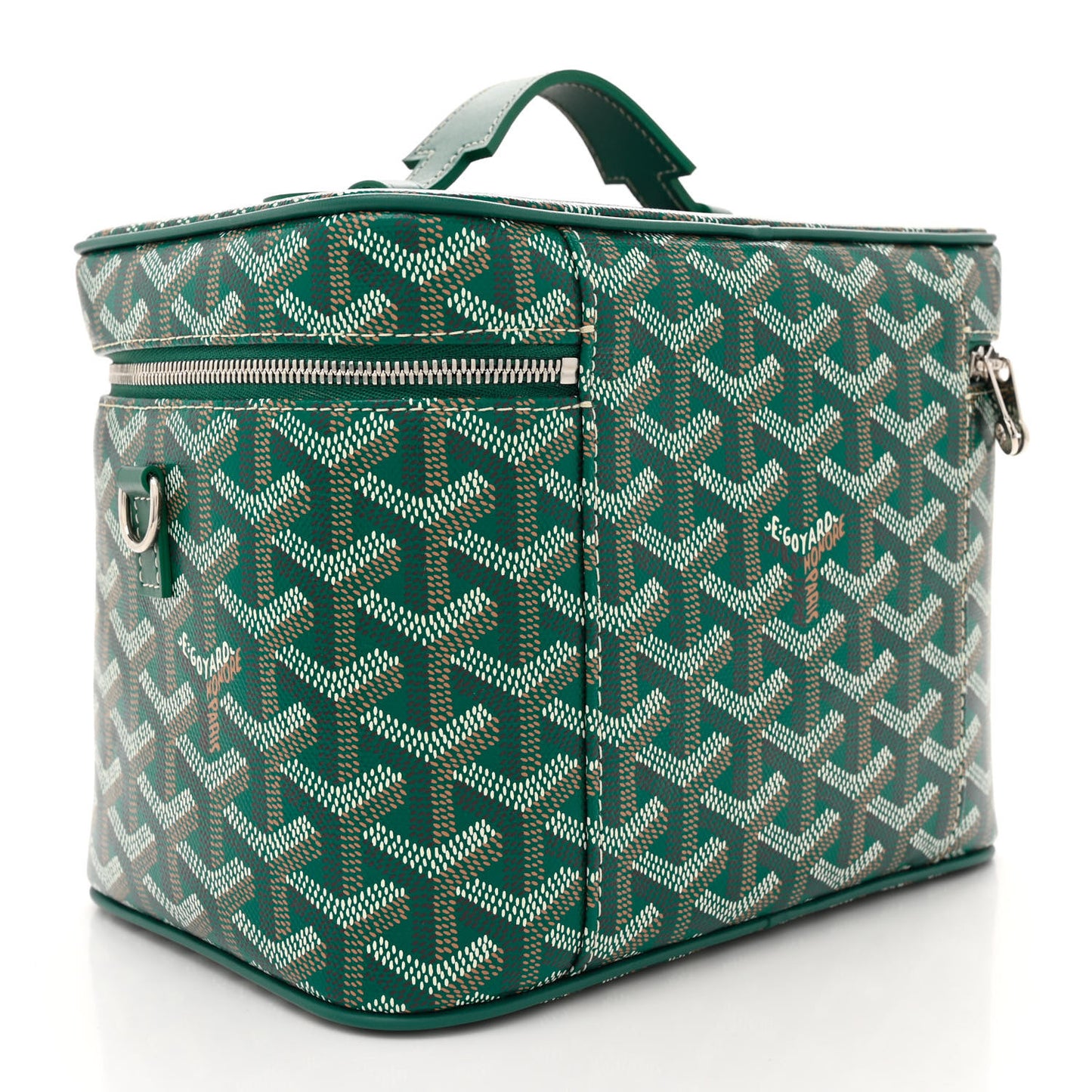 Goyardine Muse Vanity Case Green
