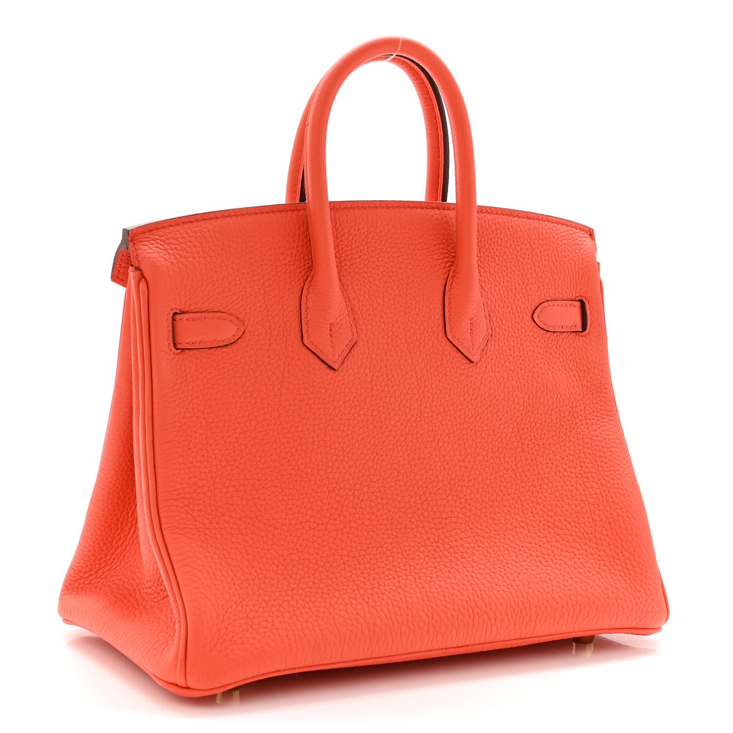 Hermes Togo Birkin 25 Orange Poppy 3 of 13