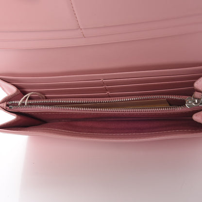 Fendi Vitello Elite Century Hypnoteyes Studded Continental Wallet Bubblegum Multicolor 8 of 8