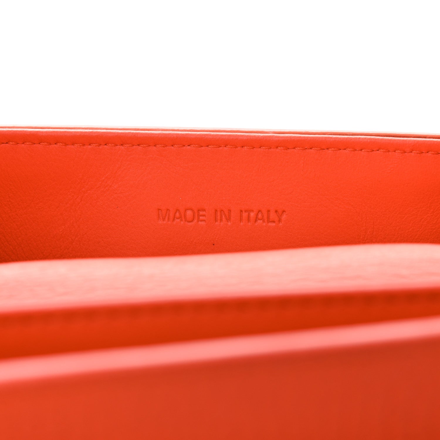 Christian Dior Bullcalf Diorever Flap Orange 7 of 22