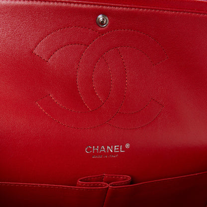 Chanel Caviar Quilted Jumbo Double Flap Red 6 of 12