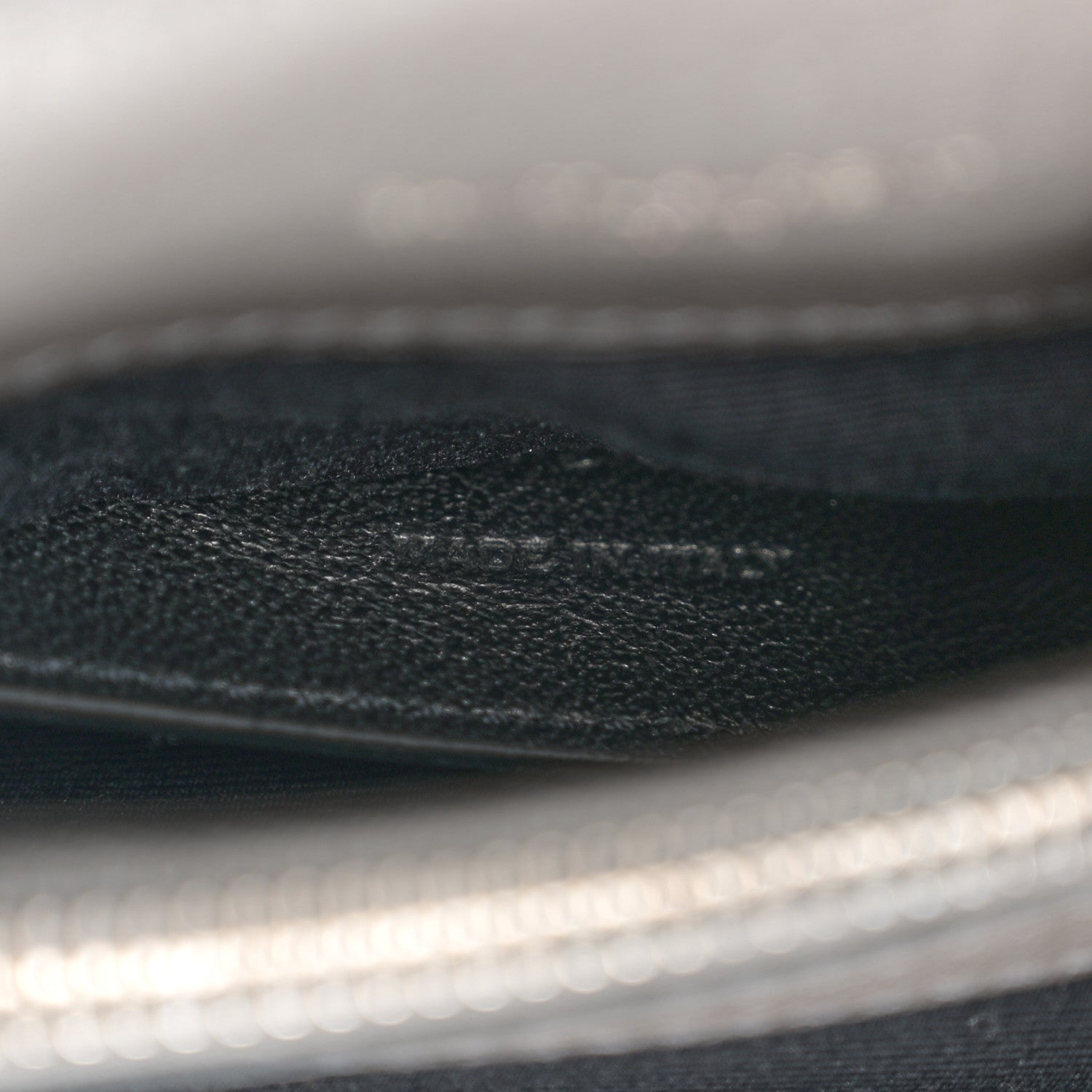Saint Laurent Sheepskin Matelasse Chevron Monogram Medium College Bag Asphalt 7 of 10