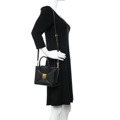 Valentino Garavani Nappa Small One Stud Handbag Black 2 of 9