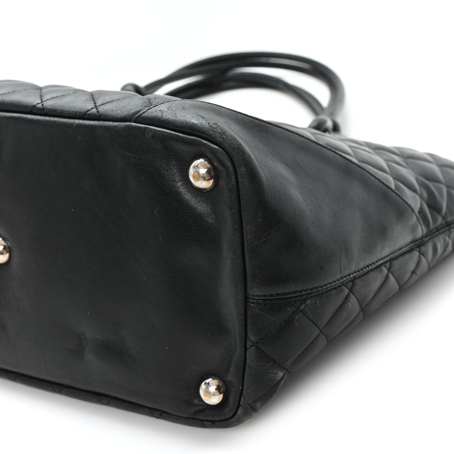 Chanel Calfskin Quilted Large Cambon Tote Black 10 of 12