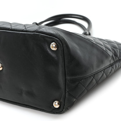 Chanel Calfskin Quilted Large Cambon Tote Black 10 of 12