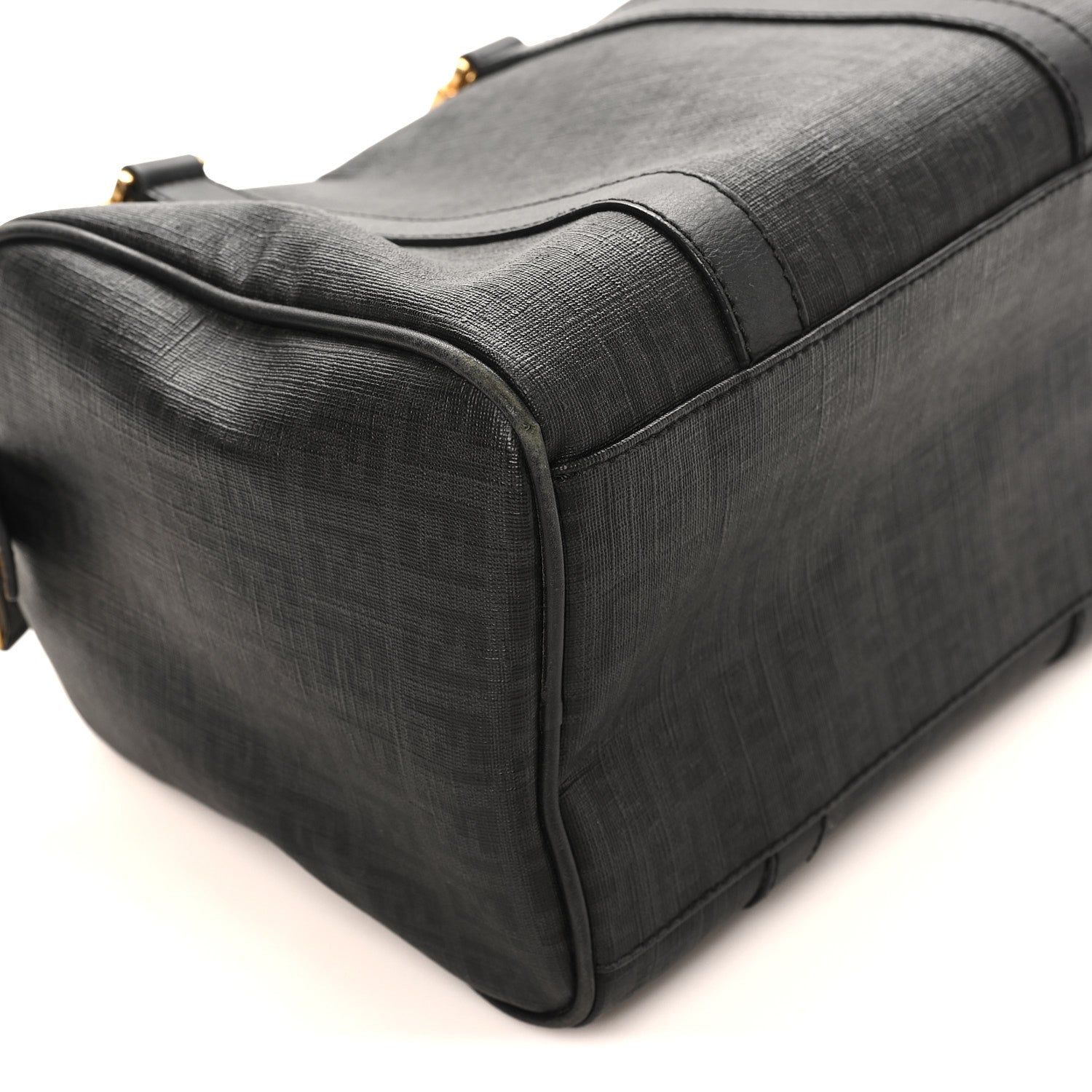 Fendi Zucchino Spalmati Vitello Small Boston Black 11 of 12