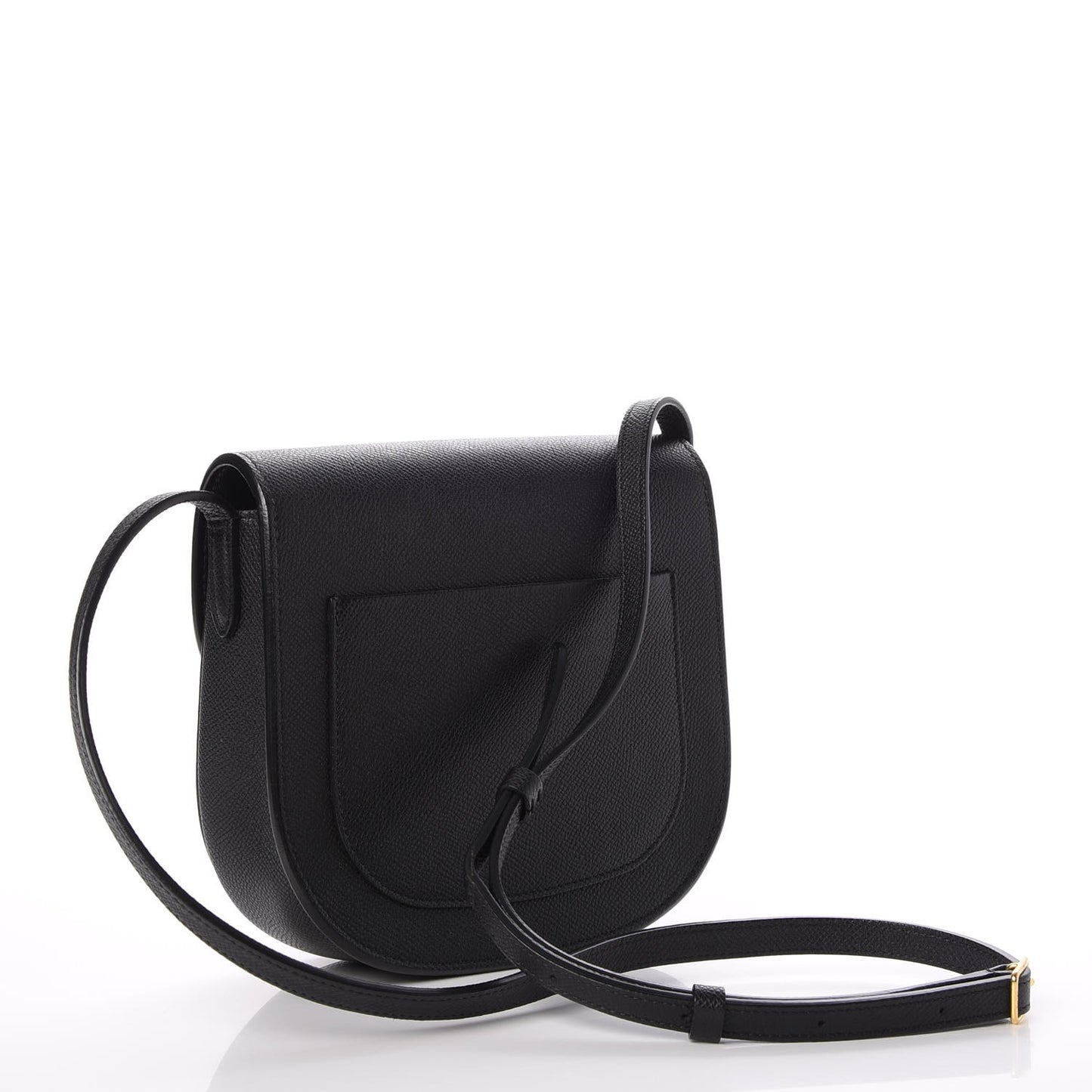 Grained Calfskin Small Trotteur Black