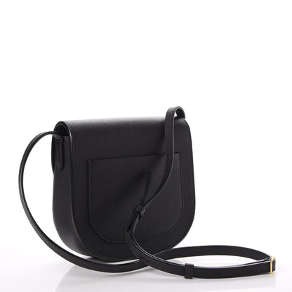 Celine Grained Calfskin Small Trotteur Black 3 of 8