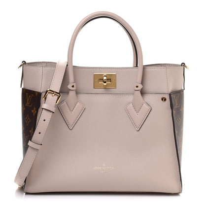 Louis Vuitton Calfskin Monogram On My Side Greige 1 of 14