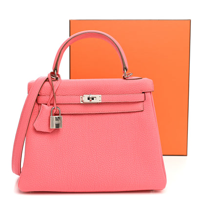 Hermes Togo Kelly Retourne 25 Rose Lipstick 14 of 14