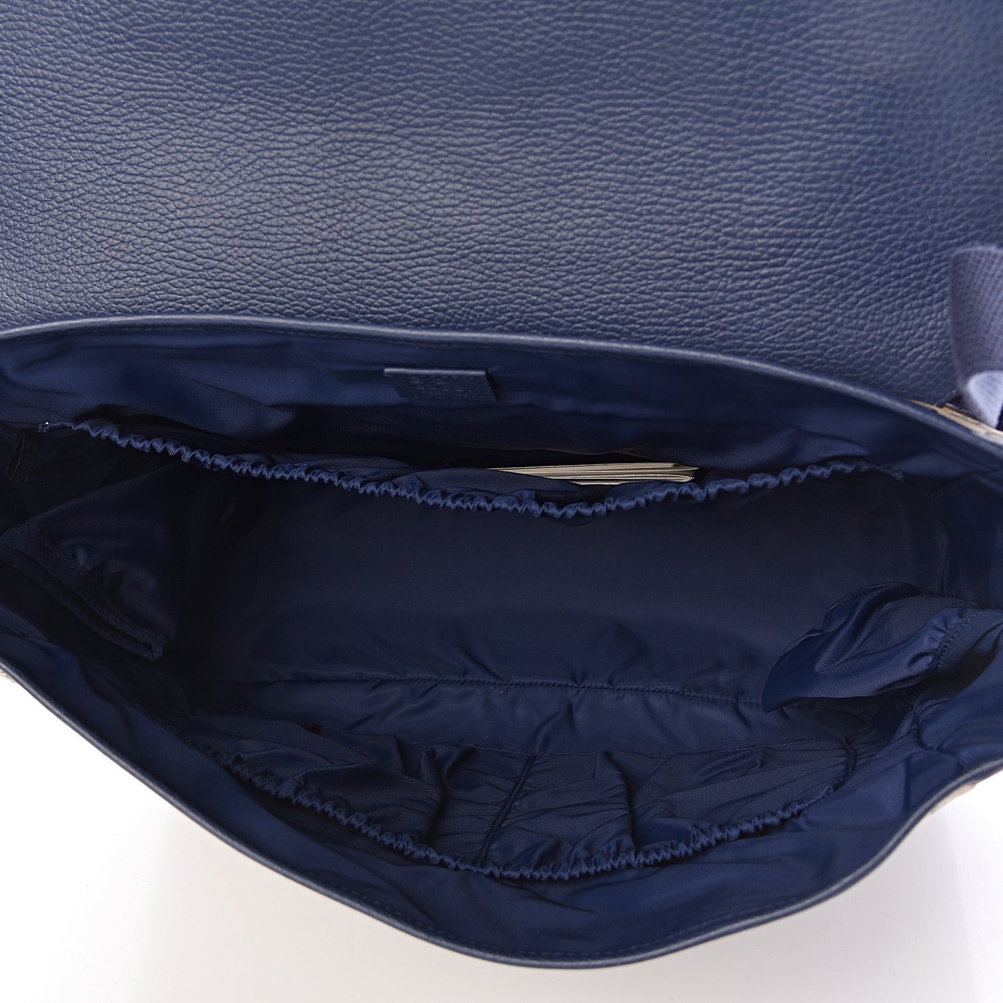 Monogram Convertible Diaper Bag Blue