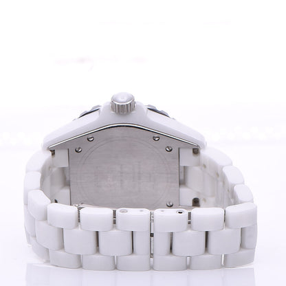 Chanel Stainless Steel Ceramic 38mm J12 Automatic Watch White 4 of 6