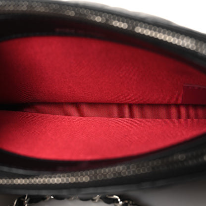 Chanel Aged Calfskin Quilted Small Gabrielle Clutch With Chain Black 5 of 14