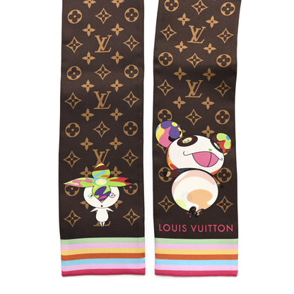 Louis Vuitton LV X TM Silk Monogram Superflat Character Bandeau Brown 2 of 3